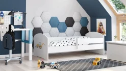Letto per bambini Dorian, 85x164 h63 cm, con Escavatore<Dmora Shop