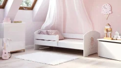 Letto per bambini Dorian, 85x164 h63 cm, con Fatina<Dmora Hot