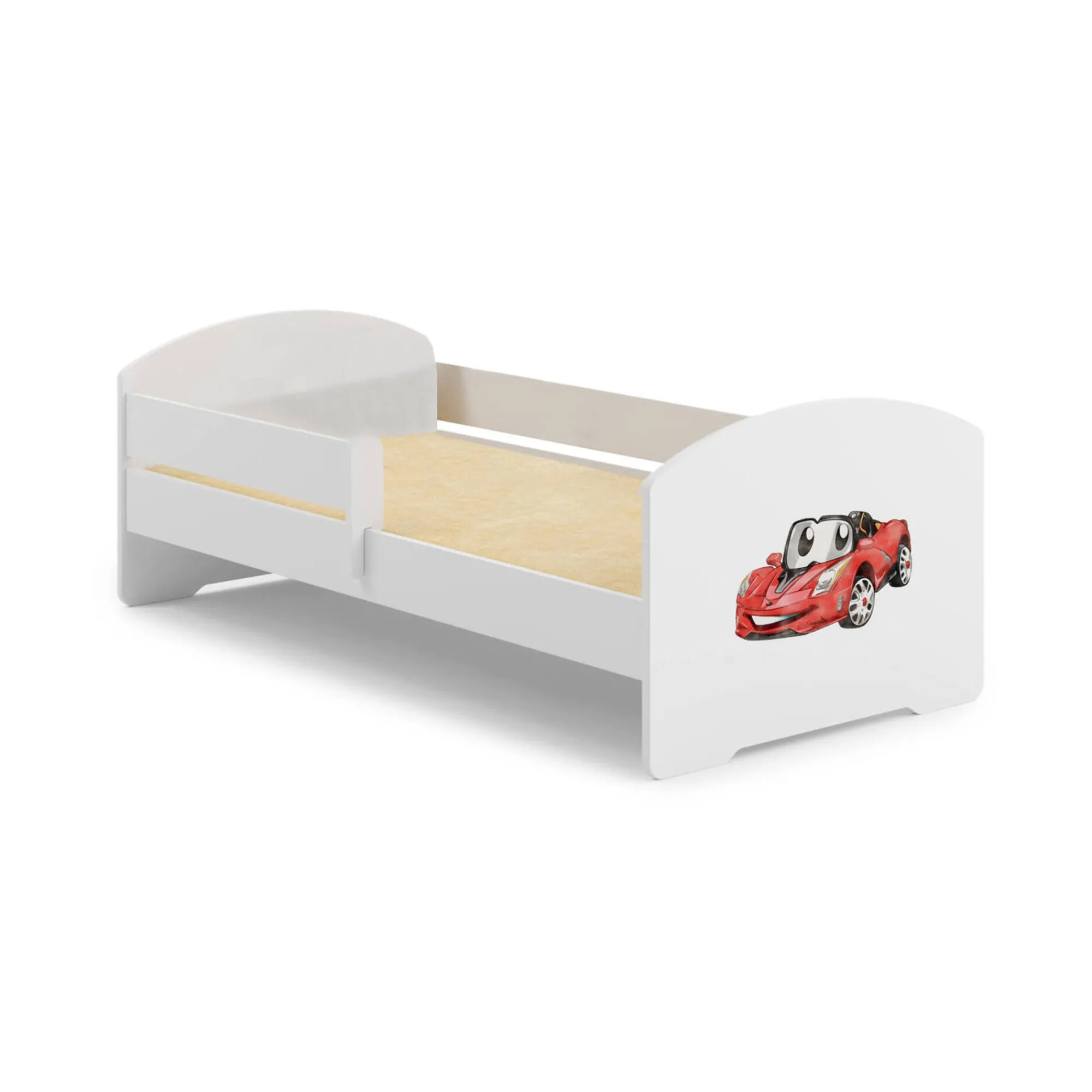Letto per bambini Dorian, 85x164 h63 cm, con macchina<Dmora Fashion