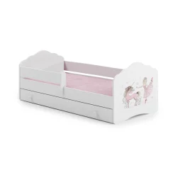 Letto per bambini Dwagne, 85x164 h63 cm, con unicorno<Dmora Discount