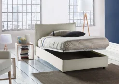 Letto piazza e mezza Abbygale, con materasso Cm 120x200 incluso,<Dmora Online