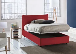 Letto piazza e mezza Abbygale, con materasso Cm 120x200 incluso,<Dmora New