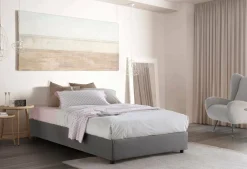 Letto piazza e mezza Aftis, con materasso Cm 120x190 incluso,<Dmora Outlet