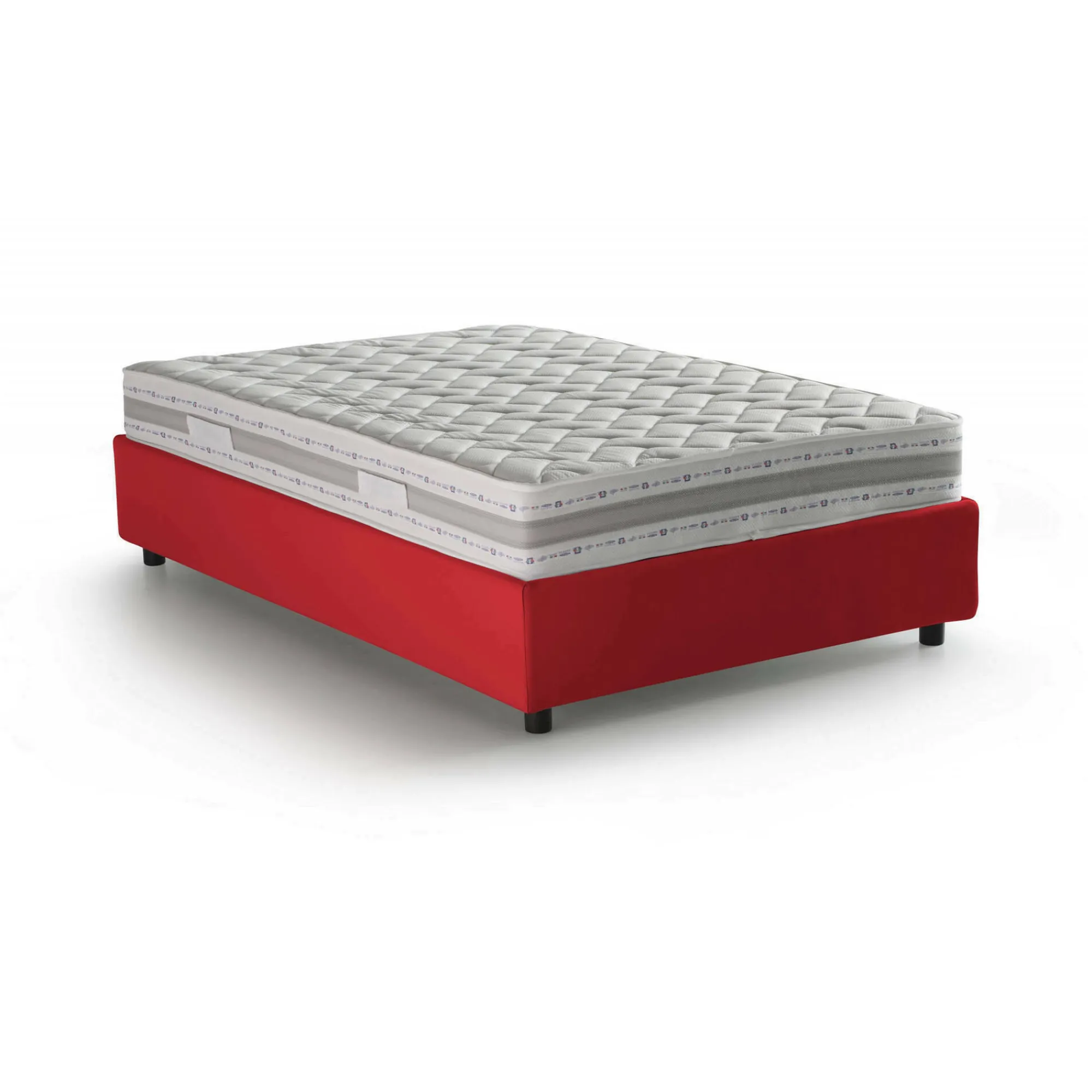 Letto piazza e mezza Aftis, con materasso Cm 120x190 incluso,<Dmora Clearance
