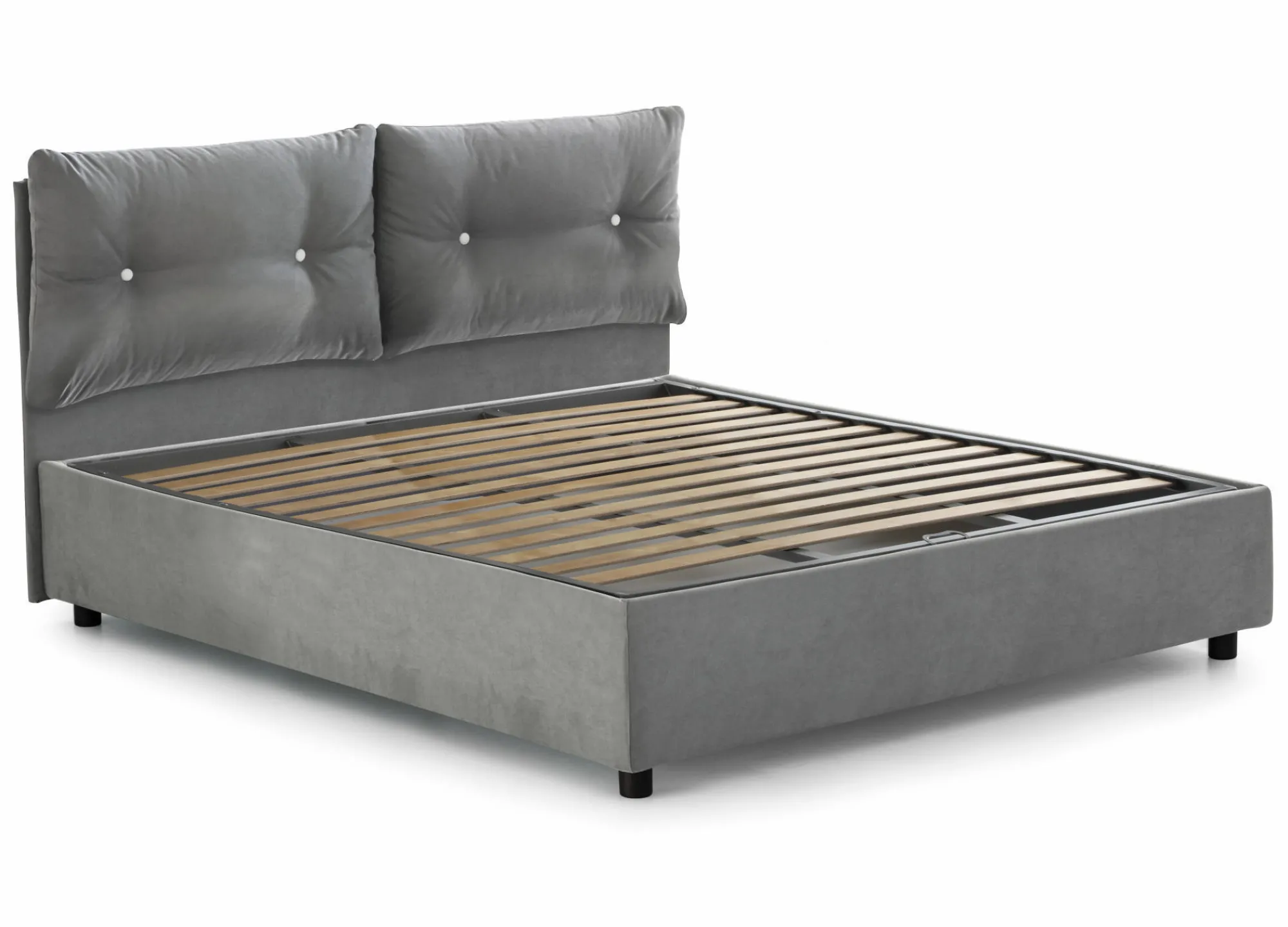 Letto piazza e mezza Agamennone, adatto per materasso Cm 120x190,<Dmora Store