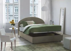 Letto piazza e mezza Akis, adatto per materasso Cm 120x190,<Dmora Cheap