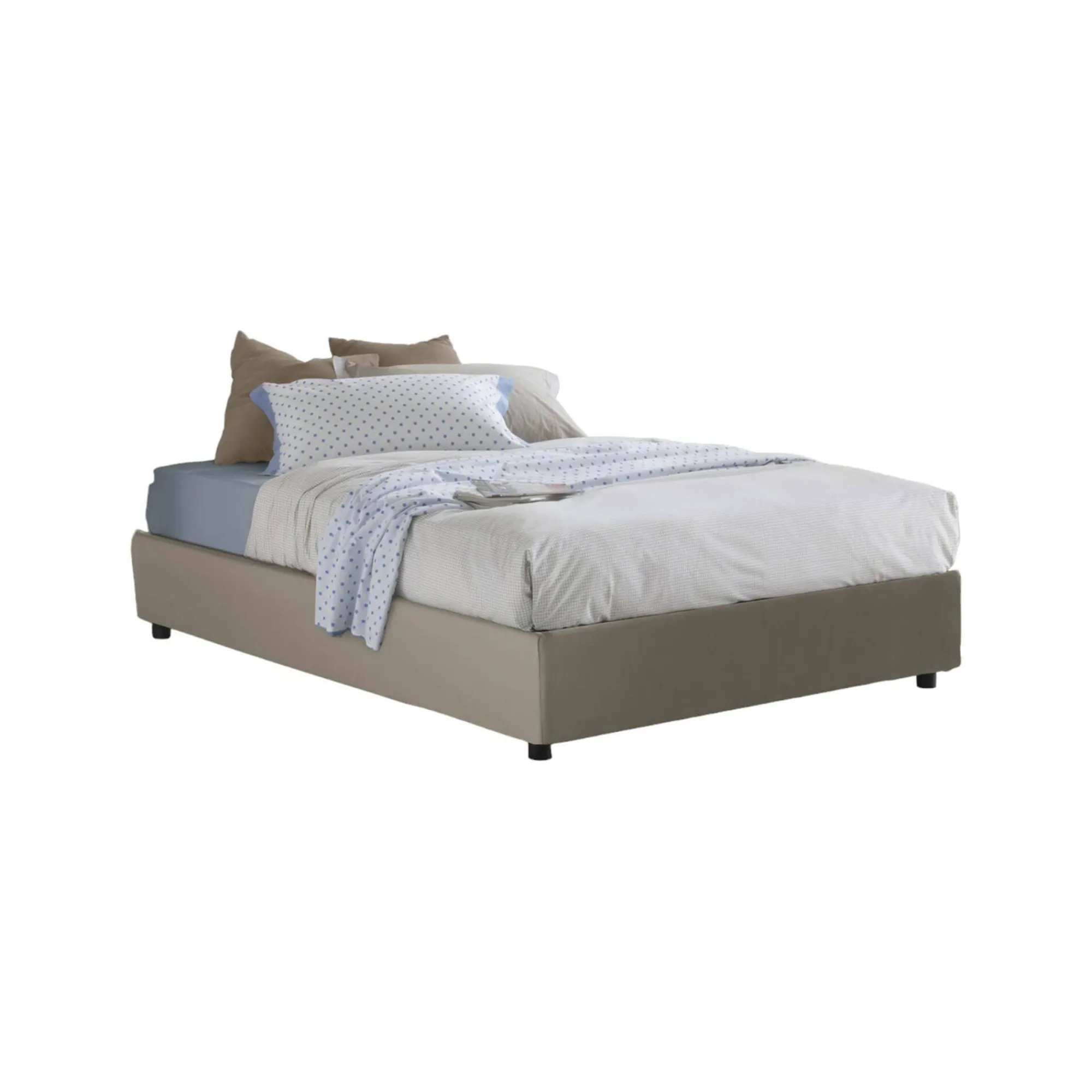 Letto piazza e mezza Alan, adatto per materasso Cm 120x190,<Dmora Sale
