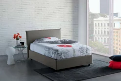 Letto piazza e mezza Alush, con materasso Cm 120x190 incluso,<Dmora Online