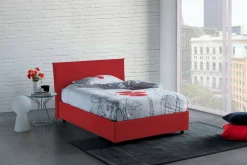 Letto piazza e mezza Alush, con materasso Cm 120x190 incluso,<Dmora Hot