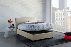 Letto piazza e mezza Alush, con materasso Cm 120x190 incluso,<Dmora Hot