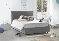 Letto piazza e mezza Amorino, adatto per materasso Cm 120x190,<Dmora Online
