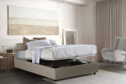 Letto piazza e mezza Arbo, adatto per materasso Cm 120x190,<Dmora Discount