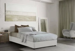 Letto piazza e mezza Ariba, adatto per materasso Cm 120x190,<Dmora Discount