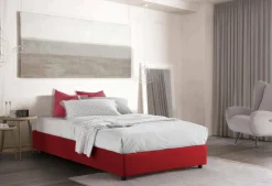 Letto piazza e mezza Ariba, adatto per materasso Cm 120x190,<Dmora Store