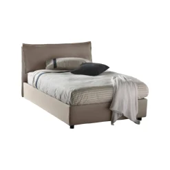 Letto piazza e mezza Arnaldo, adatto per materasso Cm 120x200,<Dmora Shop