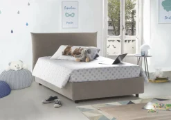 Letto piazza e mezza Arpaise, con materasso Cm 120x190 incluso,<Dmora Best