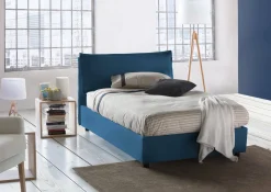 Letto piazza e mezza Attinia, con materasso Cm 120x190 incluso,<Dmora Outlet