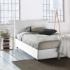 Letto piazza e mezza Attinia, con materasso Cm 120x190 incluso,<Dmora Cheap