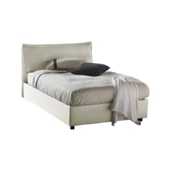 Letto piazza e mezza Attinia, con materasso Cm 120x190 incluso,<Dmora Hot