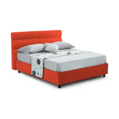 Letto piazza e mezza Briona, Adatto a materasso Cm 120x200,<Dmora Online