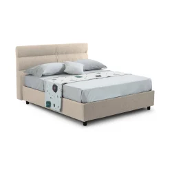Letto piazza e mezza Briona, Adatto a materasso Cm 120x200,<Dmora Shop