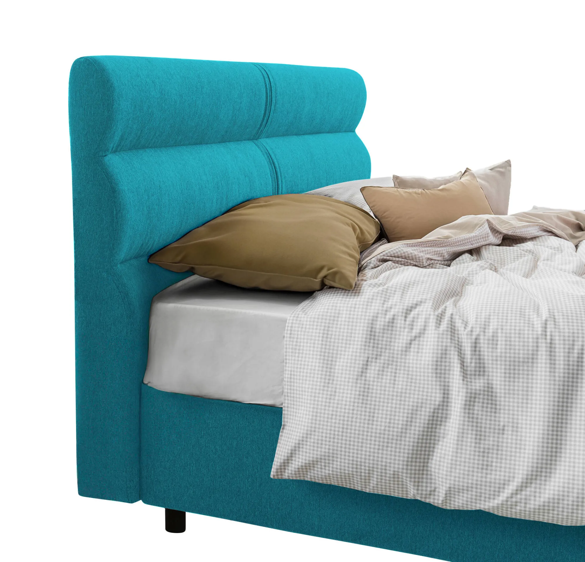 Letto piazza e mezza Brivio, Adatto a materasso Cm 120x190,<Dmora Discount