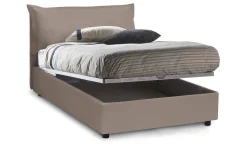 Letto piazza e mezza Cistus, con materasso Cm 120x190 incluso,<Dmora Fashion