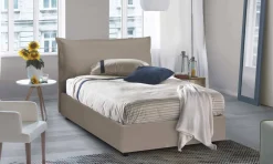 Letto piazza e mezza Latona, adatto per materasso Cm 120x190,<Dmora Cheap