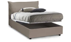 Letto piazza e mezza Latona, adatto per materasso Cm 120x190,<Dmora Cheap