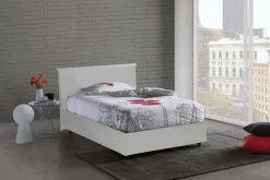 Letto piazza e mezza Re, con materasso Cm 120x200 incluso,<Dmora Cheap