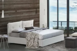 Letto piazza e mezza Rubino, adatto per materasso Cm 120x190,<Dmora Cheap