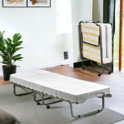 Letto pieghevole Ace, 80x190h39 cm, Custodia protettiva su richiesta<Dmora Best