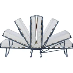 Letto pieghevole Banzi, 80x200h40 cm, materasso memory incluso<Dmora Discount