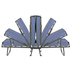 Letto pieghevole Daaltone, 80x200h40 cm, materasso memory incluso<Dmora Online