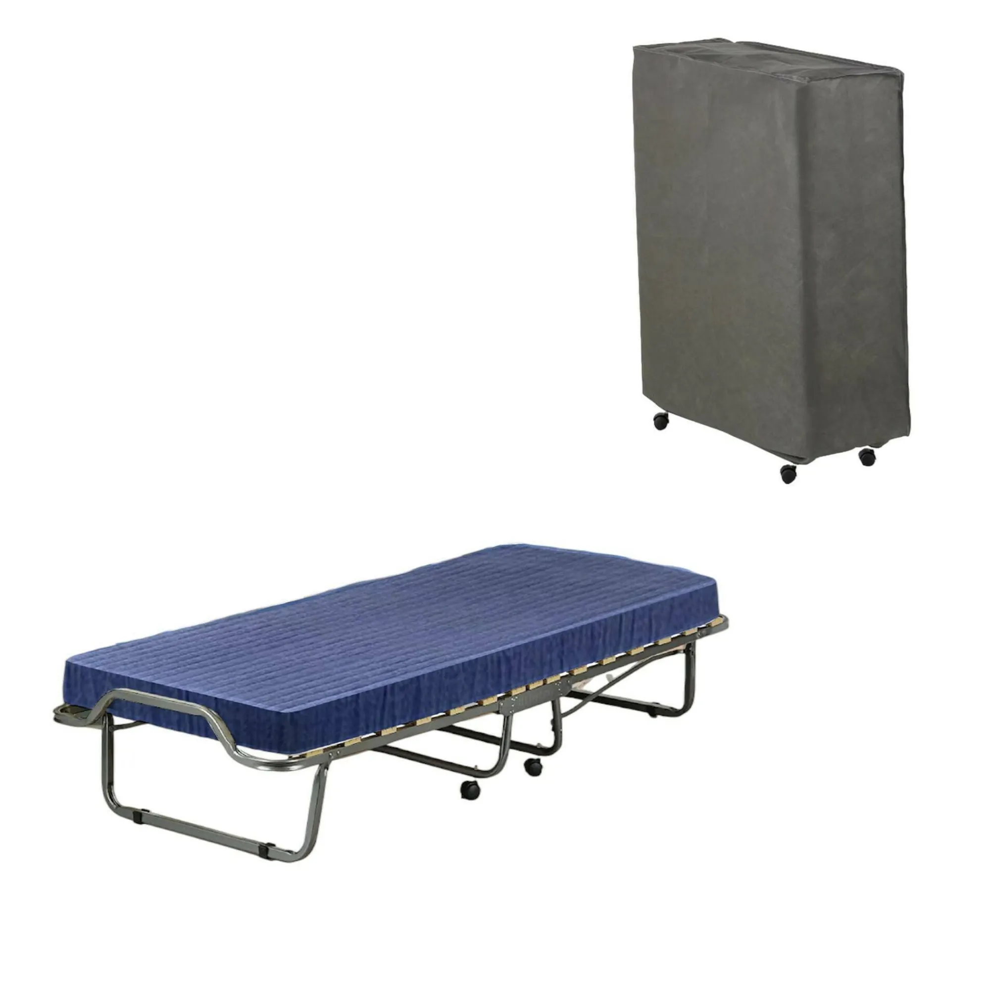 Letto pieghevole Dabambil, 80x190h39 cm, Cover protettiva inclusa<Dmora Discount