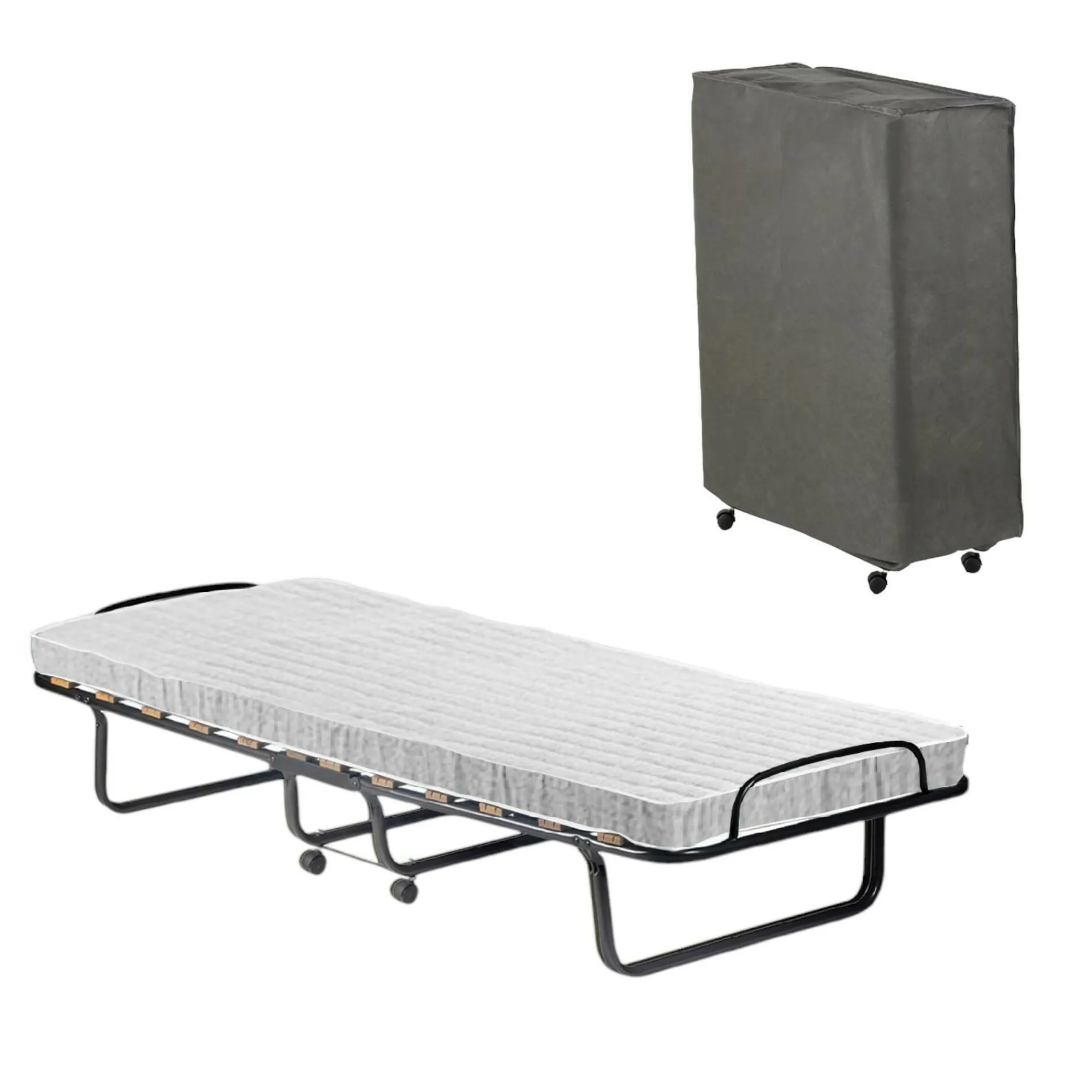 Letto pieghevole Dparis, 80x190h37 cm, Cover protettiva inclusa<Dmora Cheap