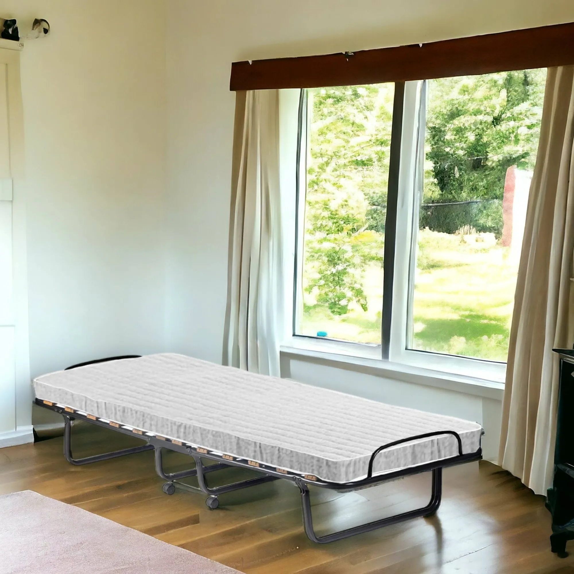 Letto pieghevole Dparis, 80x190h37 cm, Cover protettiva inclusa<Dmora Cheap