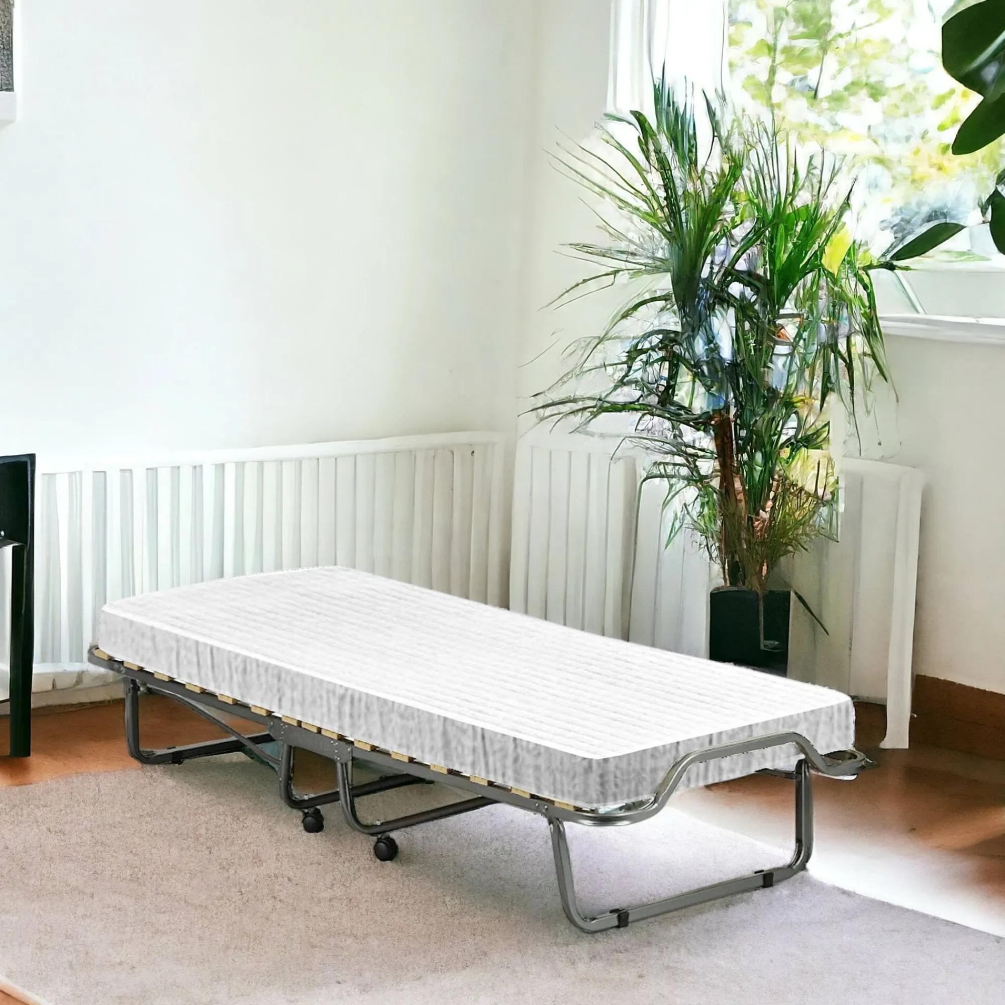 Letto pieghevole Dpava, 80x200h40 cm, materasso incluso<Dmora Outlet