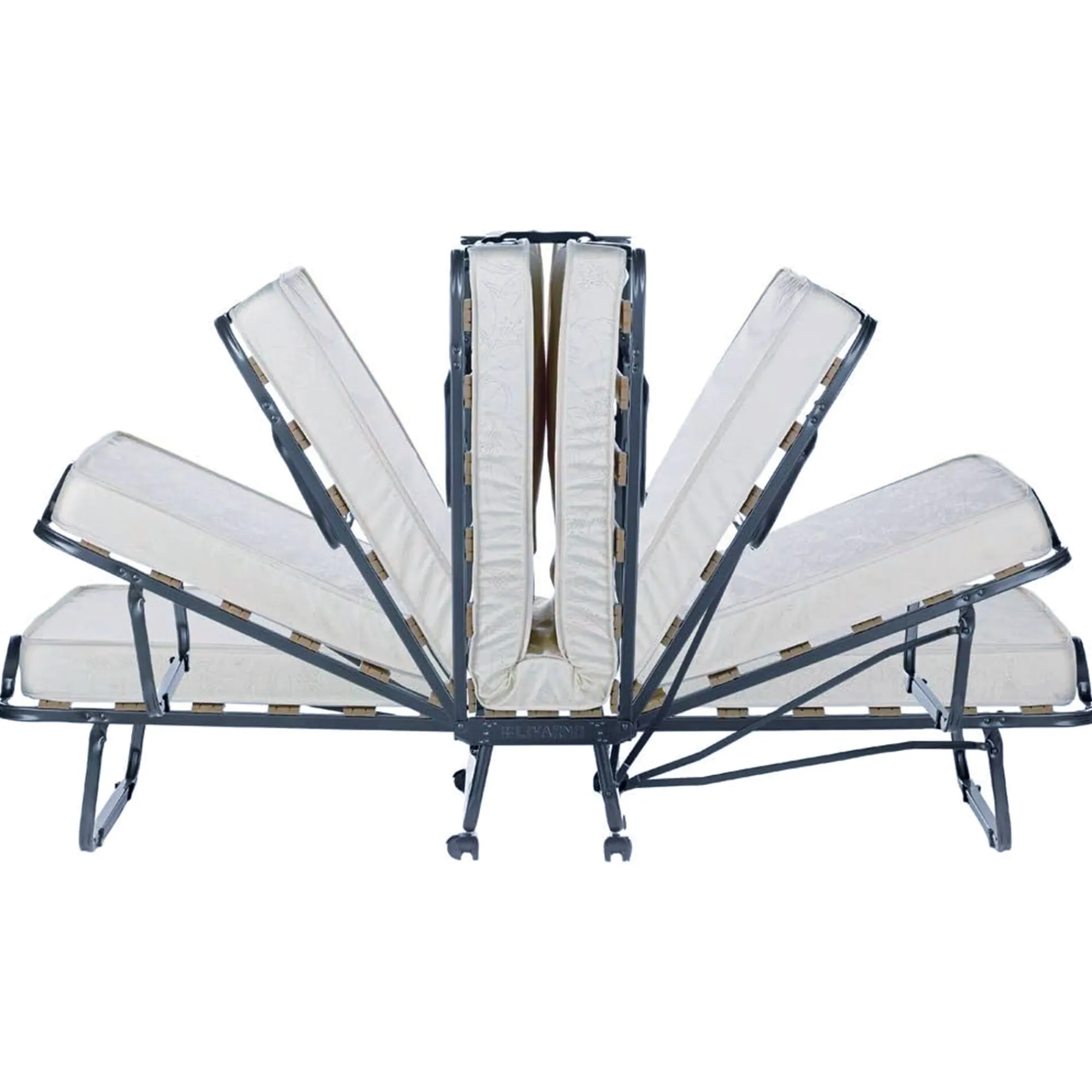 Letto pieghevole Dpava, 80x200h40 cm, materasso incluso<Dmora Outlet