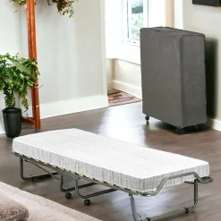 Letto pieghevole Dpiate, 80x190h39 cm, Cover protettiva inclusa<Dmora Hot