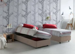 Letto singolo Abbi, con materasso Cm 80x190 incluso,<Dmora Best Sale