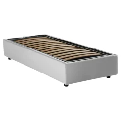 Letto singolo Abbi, con materasso Cm 80x190 incluso,<Dmora Online