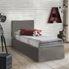 Letto singolo Accu, per materasso da Cm 80x190,<Dmora Shop