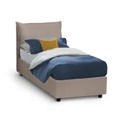 Letto singolo Adet, adatto per materasso Cm 90x190,<Dmora Outlet