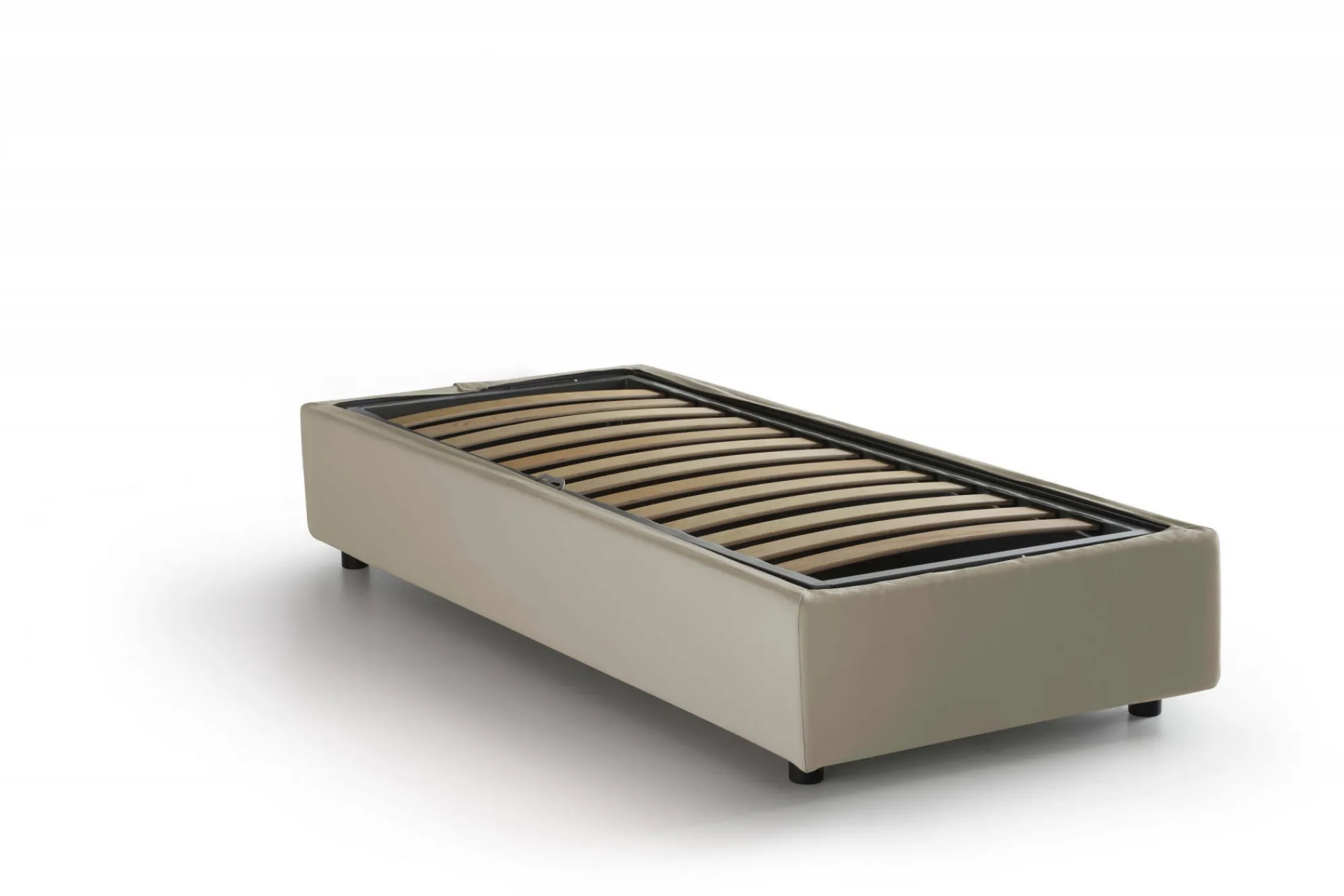 Letto singolo Adoxa, adatto per materasso Cm 80x190,<Dmora Online