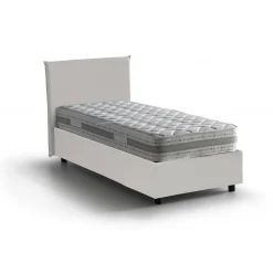 Letto singolo Adrama, con materasso Cm 80x190 incluso,<Dmora Flash Sale