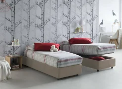 Letto singolo Agenta, con materasso Cm 80x190 incluso,<Dmora Online