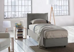 Letto singolo Aigor, adatto per materasso Cm 90x190,<Dmora Best Sale
