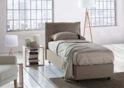Letto singolo Alto, adatto per materasso Cm 80x190,<Dmora Online