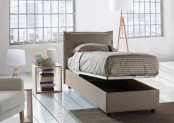 Letto singolo Alto, adatto per materasso Cm 80x190,<Dmora Online